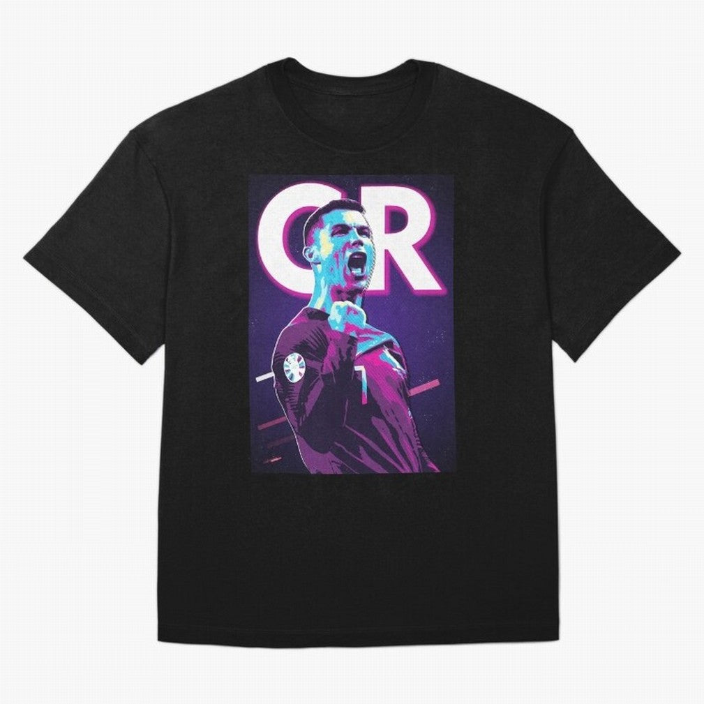 Ronaldo Oversized T-Shirt Follow Global Football Passion for FIFA World Cup 2026, Celebrating Haaland and Mbappe, Netherlands, Retro Football Energy, Iconic Rivalries, Trophy Chase Drama and Stadium Atmosphere; Great for Watch Parties, Sports Bars,