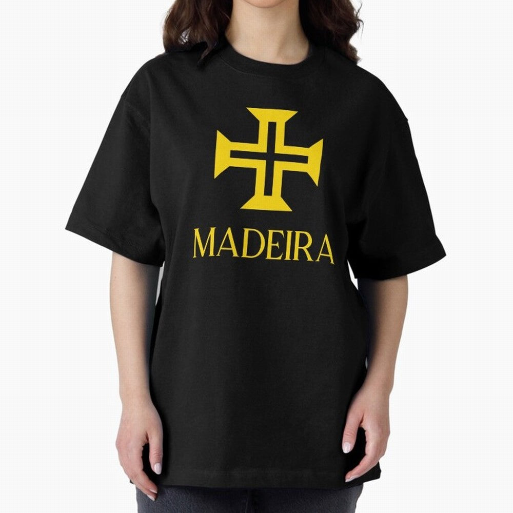Madeira yellow Oversized T-Shirt Support Your Favorite Stars during FIFA World Cup 2026 USA Canada Mexico Highlighting Haaland, England and Germany Energy, Classic Soccer Heritage, Championship Pressure, Fan Loyalty and International Pride; Great