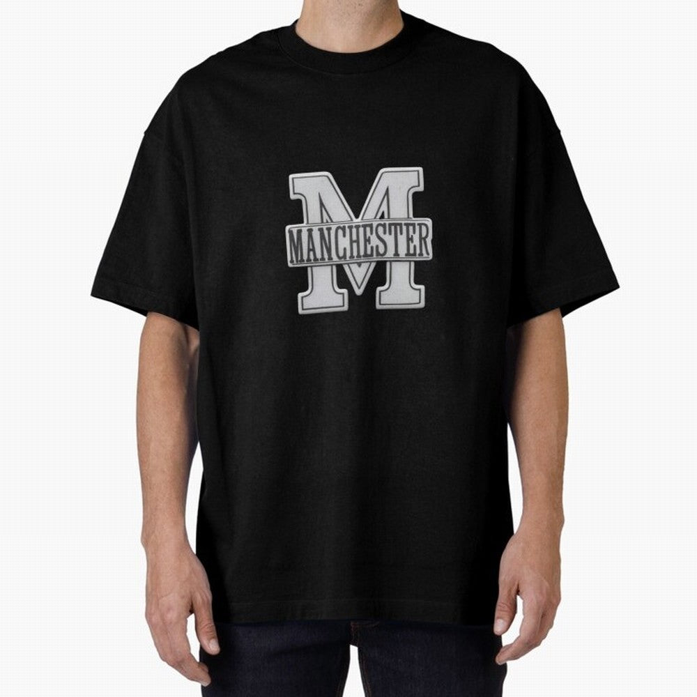 Manchester Oversized T-Shirt Turn Up for FIFA World Cup 2026 Filled with CR7 and Messi, England, France and Netherlands Energy, Classic Soccer Heritage, Championship Pressure, Fan Loyalty and International Pride; Perfect for Supporters Who Want