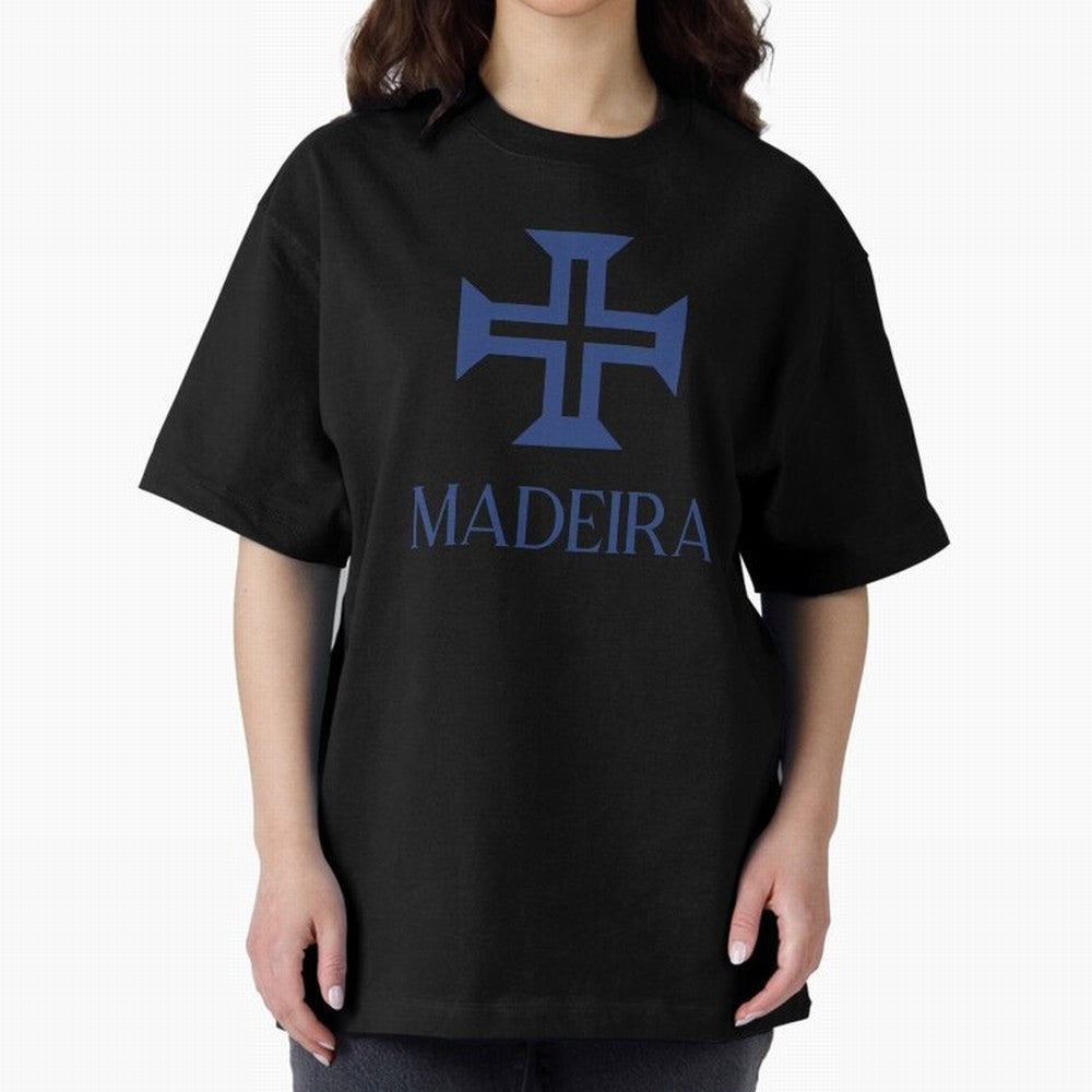 Madeira blue Oversized T-Shirt Remember Iconic Moments from Global Football Passion for FIFA World Cup 2026 USA Canada Mexico, Featuring CR7 and Messi, England, France and Netherlands, Worldwide Fan Energy, Dramatic Goals, Stadium Lights and