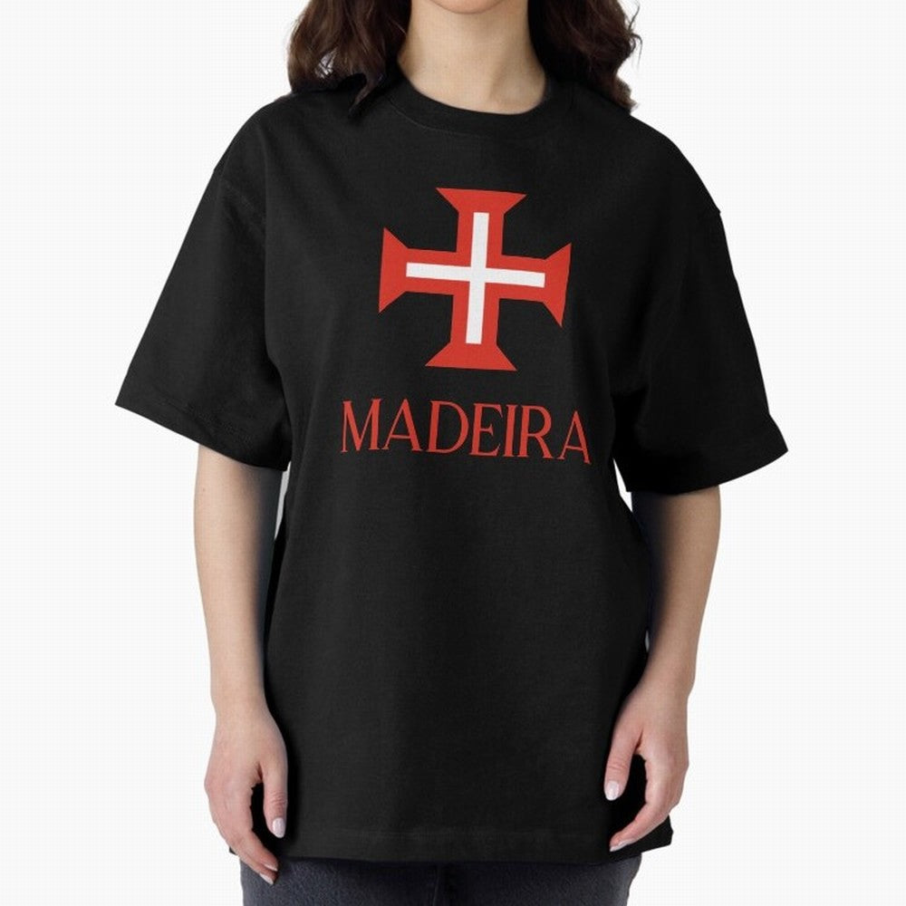 Madeira red Oversized T-Shirt Make Your Look Match FIFA World Cup 2026 for Fans of Messi, Neymar and Mbappe and Brazil, Bringing Champion Mindset, Group Stage Buzz, Knockout Tension and Passionate Fan Culture; Perfect for Supporters Who Want Bold