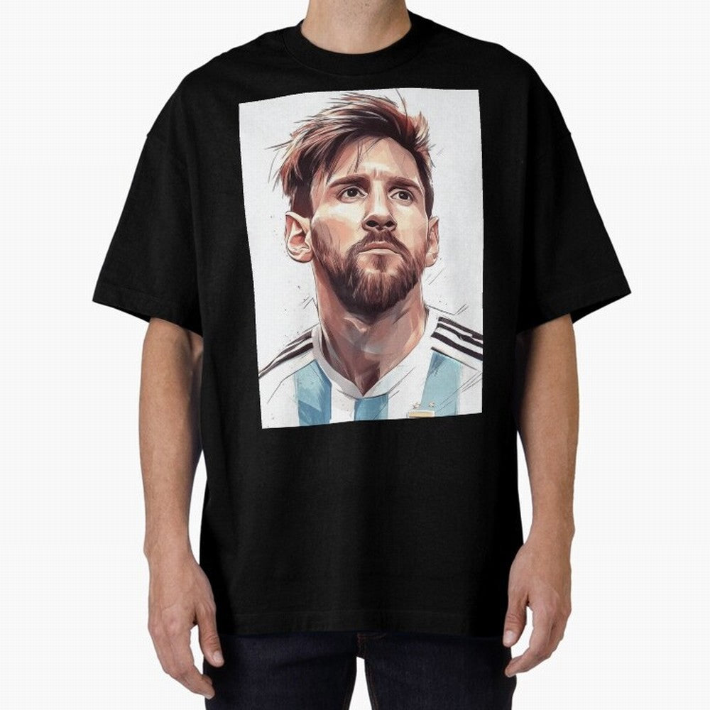 Lionel Messi Oversized T-Shirt Relive Legendary Nights from FIFA World Cup 2026 Spirit, Celebrating Netherlands, Messi, Classic Soccer Heritage, Championship Pressure, Fan Loyalty and International Pride; Made for Collectors Who Enjoy Iconic