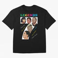 LEGENDS OF FOOTBALL Oversized T-Shirt Feel the Heartbeat of FIFA World Cup 2026 Group Stage Spirit, Connected to Spain and Netherlands, Messi and Cristiano Ronaldo, Championship Spirit, Famous Goals, Roaring Crowds and International Football Unity;
