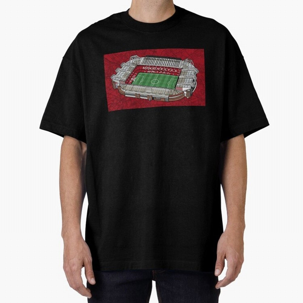 Old Trafford Manchester United Oversized T-Shirt Celebrate FIFA World Cup 2026 Spirit, with Portugal, Spain and Germany, Haaland, Game Day Rituals, Football Legends, Country Pride and the Road to the Final; Great for Watch Parties, Sports Bars,
