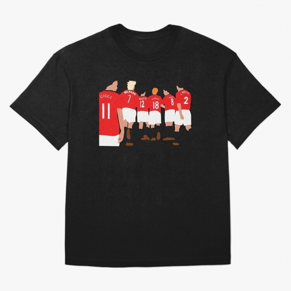 Class of 92 - Manchester United Legends Oversized T-Shirt Follow Every Goal of Match Day Hype around FIFA World Cup 2026 Group Stage, Mbappe, Spain, Football Festival Excitement, Trophy Ambitions, Country Rivalries and Star Player Buzz; Made for