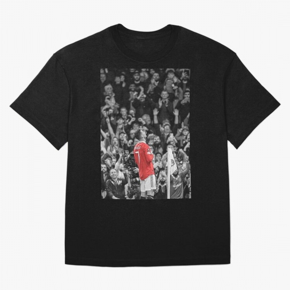 Cristiano Ronaldo Manchester United Oversized T-Shirt Make Game Day About FIFA World Cup 2026 USA Canada Mexico for Fans of CR7 and Argentina, Bringing Supporter Pride, Iconic Celebrations, Legendary Names and Global Match Day Energy; Made for