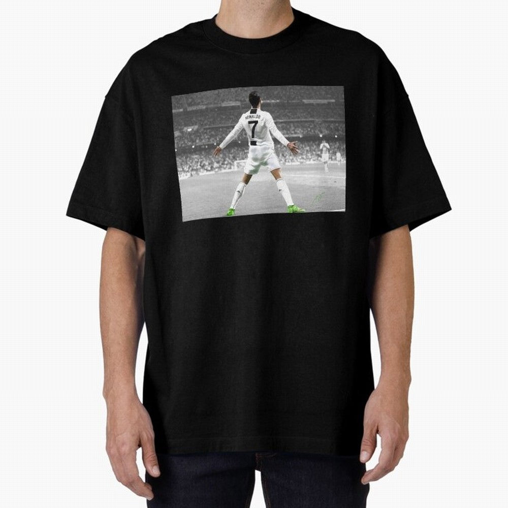 Cristiano Ronaldo Oversized T-Shirt Feel FIFA World Cup 2026 Group Stage Spirit, Built around Spain, Messi, Neymar and Mbappe, Stadium Chants, National Pride, Trophy Dreams and Unforgettable Football Memories; Created for Match Day Parties, Soccer