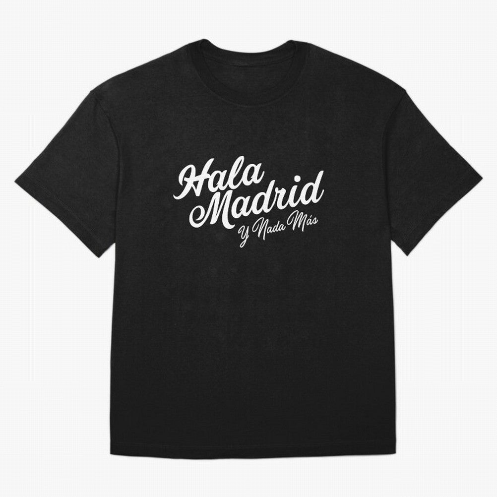 HALA MADRID Oversized T-Shirt Feel the Heartbeat of FIFA World Cup 2026 Group Stage Celebrating Mbappe, Spain and Netherlands Energy, Worldwide Fan Energy, Dramatic Goals, Stadium Lights and Championship Celebrations; Made for Collectors Who Enjoy