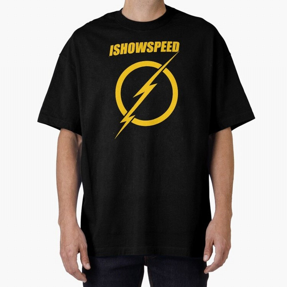 ISHOWSPEED MERCH LOGO Oversized T-Shirt Show Match Day Excitement for FIFA World Cup 2026 Group Stage Spirit, Made for France and Portugal, Messi, Stadium Chants, National Pride, Trophy Dreams and Unforgettable Football Memories; Ideal for Football