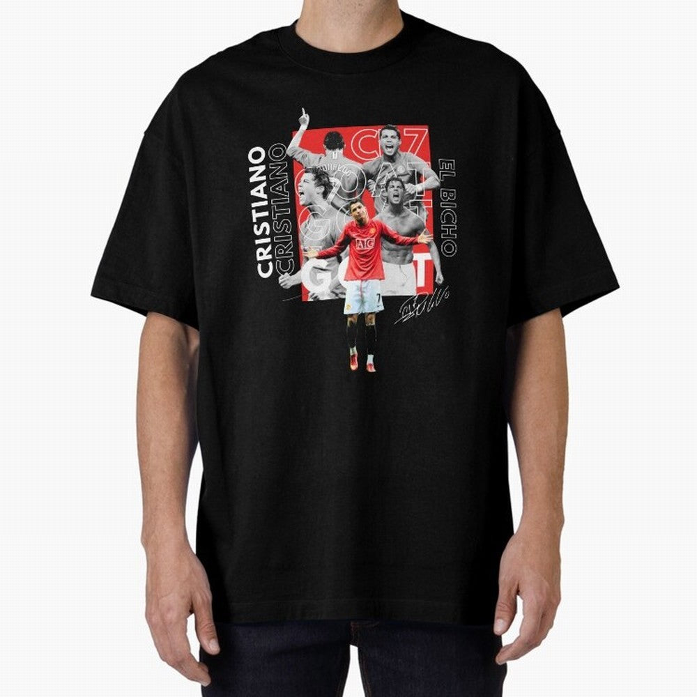 Cristiano Ronaldo CR7 Oversized T-Shirt Relive the Noise and Pride of the FIFA World Cup 2026 USA Canada Mexico Journey through Neymar, Haaland and Cristiano Ronaldo Highlights, England Pride, Stadium Memories, Football Loyalty, International