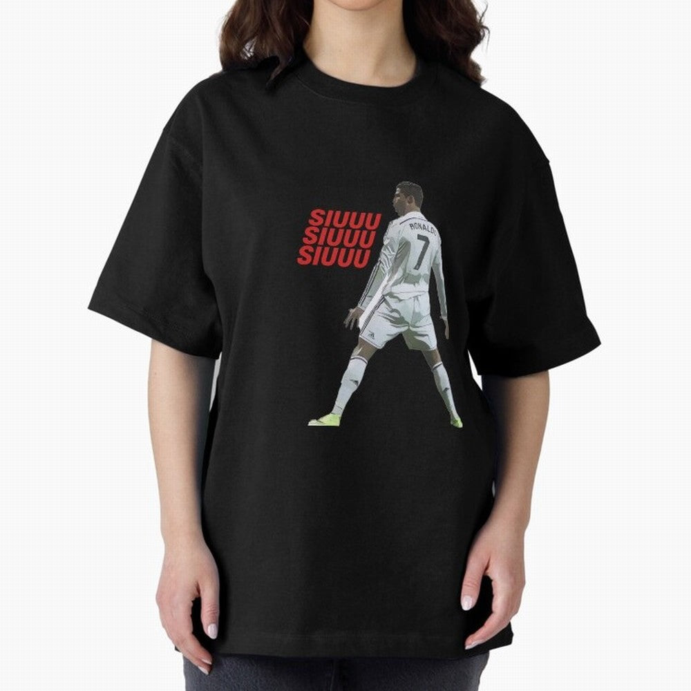 SIUUU #25 Oversized T-Shirt Live for the Drama of FIFA World Cup 2026 Group Stage Spirit, Filled with England and Germany, CR7, Vintage Soccer Flavor, Modern Football Stars, National Flags and Final Night Emotion; Perfect for Fans, Collectors,