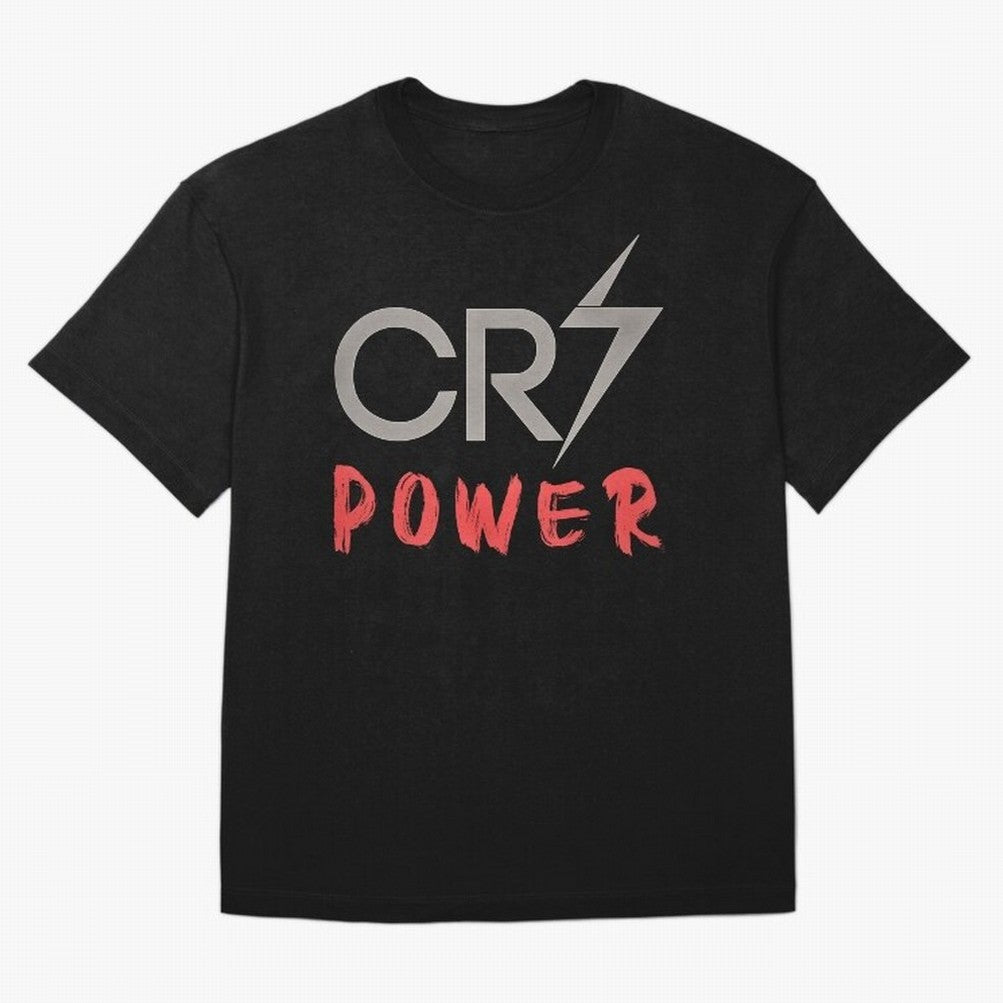 CR7 Power 2 Oversized T-Shirt Celebrate Classic Football Spirit in Global Football Passion for FIFA World Cup 2026 USA Canada Mexico, Centered on Messi, Neymar and Mbappe, Portugal, Spain and Germany, Championship Spirit, Famous Goals, Roaring