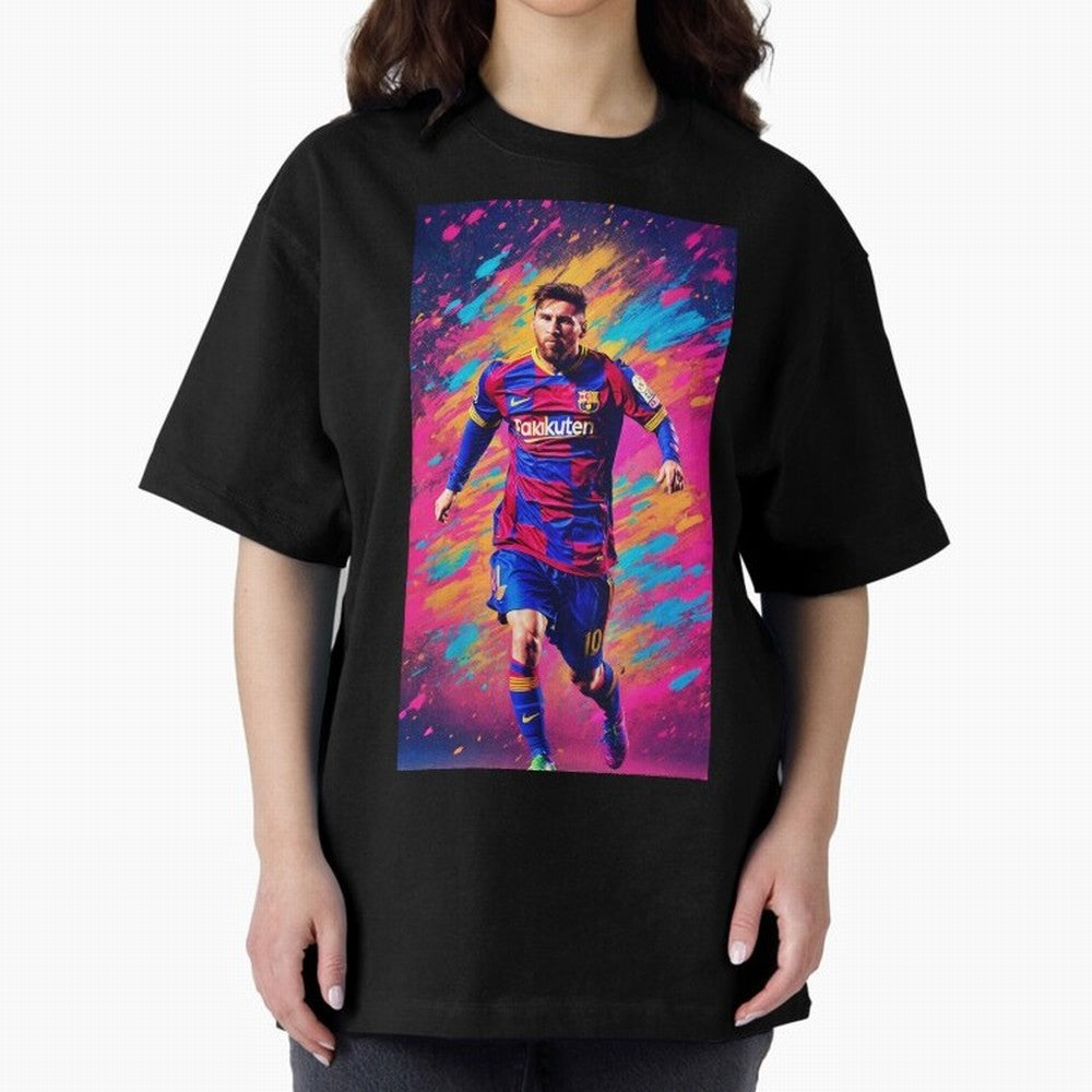 Lionel Messi Oversized T-Shirt Follow Every Goal of FIFA World Cup 2026 Group Stage for Fans of Mbappe and Argentina, Bringing Football History, Final Match Energy, Crowd Noise and Once in a Lifetime Moments; Great for Watch Parties, Sports Bars,