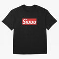 Siuu Oversized T-Shirt Capture FIFA World Cup 2026 Spirit, Made for France and Portugal, Messi and Cristiano Ronaldo, Match Day Excitement, Supporter Culture, Golden Goals and Global Football Passion; Perfect for Supporters Who Want Bold Football