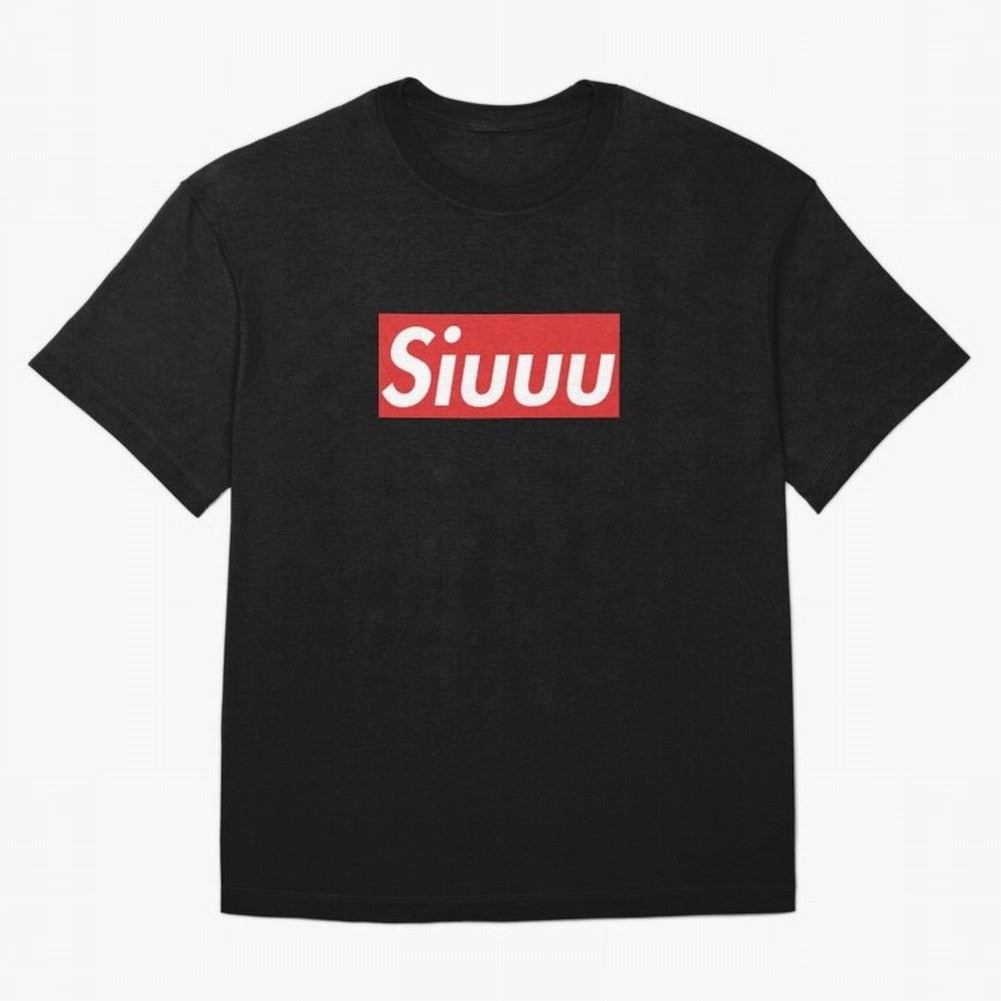 Siuu Oversized T-Shirt Capture FIFA World Cup 2026 Spirit, Made for France and Portugal, Messi and Cristiano Ronaldo, Match Day Excitement, Supporter Culture, Golden Goals and Global Football Passion; Perfect for Supporters Who Want Bold Football