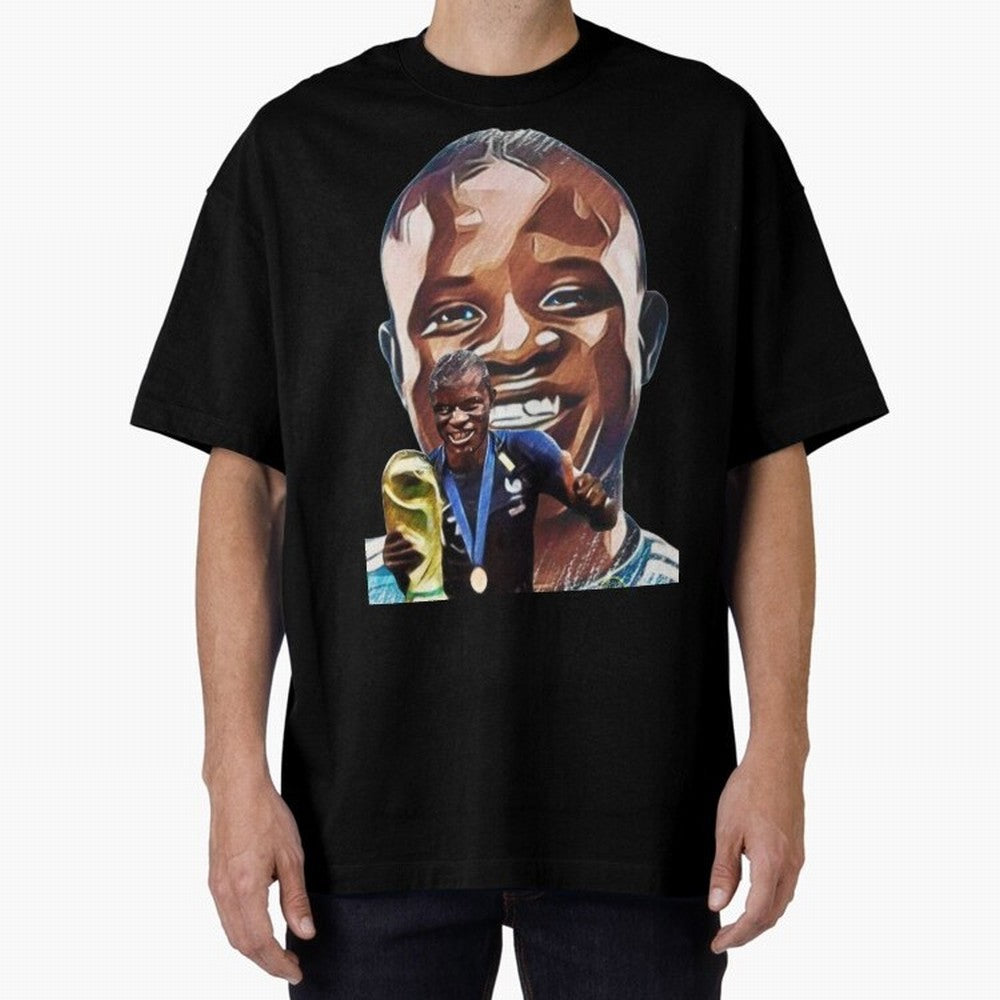 N'golo Kante Oversized T-Shirt Carry the Dream of Match Day Hype around FIFA World Cup 2026 USA Canada Mexico, CR7, France and Portugal, Championship Spirit, Famous Goals, Roaring Crowds and International Football Unity; Ideal for Football Dads,