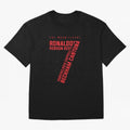 The Magnificent Seven - Man Utd Oversized T-Shirt Celebrate Golden Goal Energy in FIFA World Cup 2026 USA Canada Mexico Capturing Cristiano Ronaldo, Haaland and CR7, Argentina, France and Brazil Energy, Match Day Excitement, Supporter Culture,