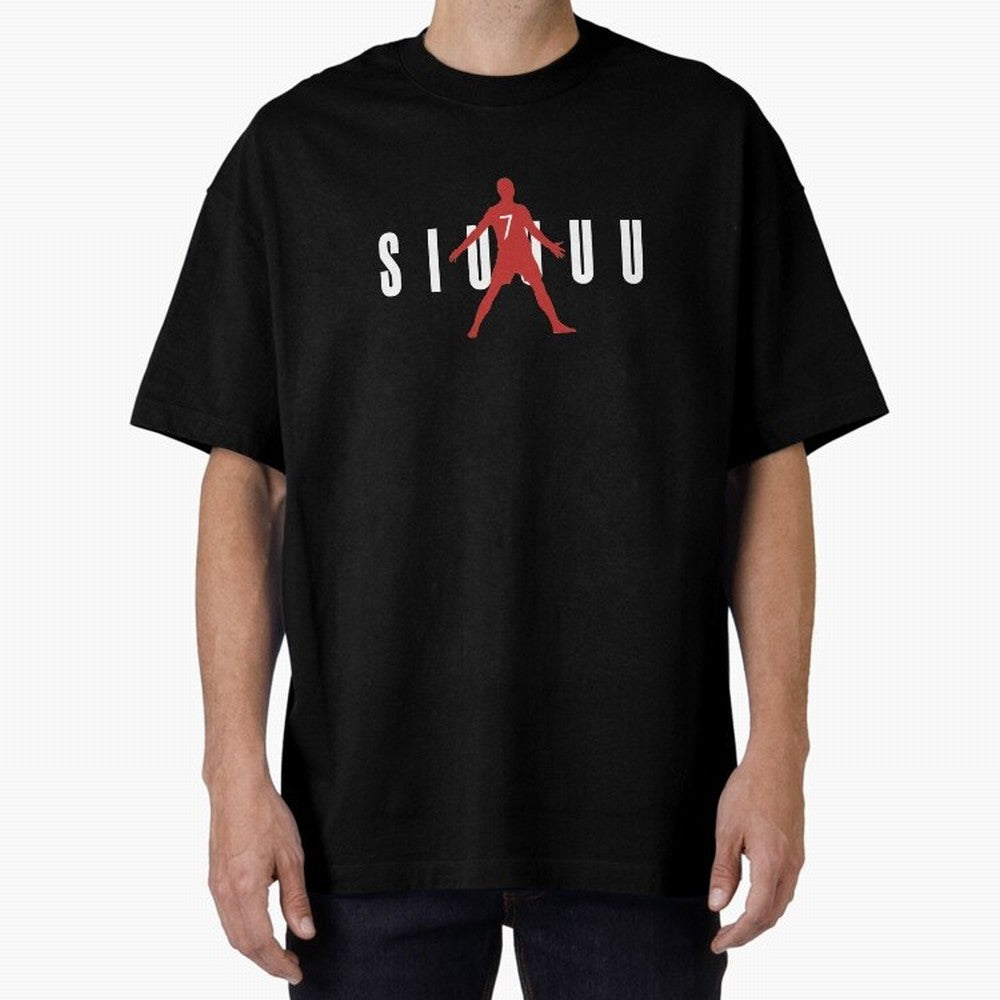 Cristiano Ronaldo Manchester United Siuuuu Oversized T-Shirt Bring Trophy Dreams to FIFA World Cup 2026 Group Stage Driven by Neymar, Portugal Energy, Classic Soccer Heritage, Championship Pressure, Fan Loyalty and International Pride; Ideal for