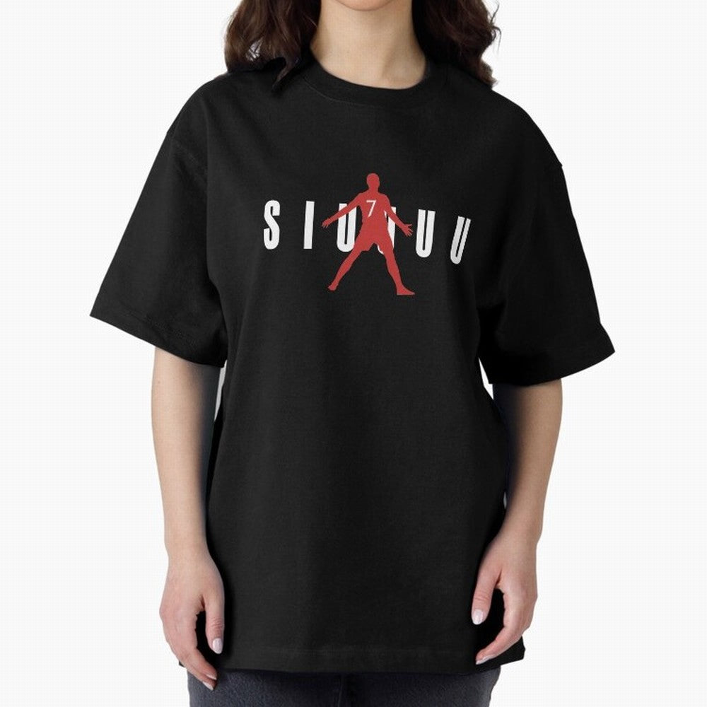 Cristiano Ronaldo Manchester United Siuuuu Oversized T-Shirt Bring Trophy Dreams to FIFA World Cup 2026 Group Stage Driven by Neymar, Portugal Energy, Classic Soccer Heritage, Championship Pressure, Fan Loyalty and International Pride; Ideal for