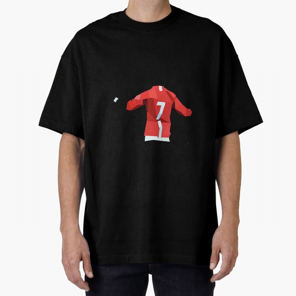 Viva Ronaldo Oversized T-Shirt Fuel Your Fan Pride for FIFA World Cup 2026 Group Stage for Fans of Messi, Neymar and Mbappe and Portugal, Spain and Germany, Bringing Soccer Culture, Superstar Moments, National Team Dreams and Competitive Fire;