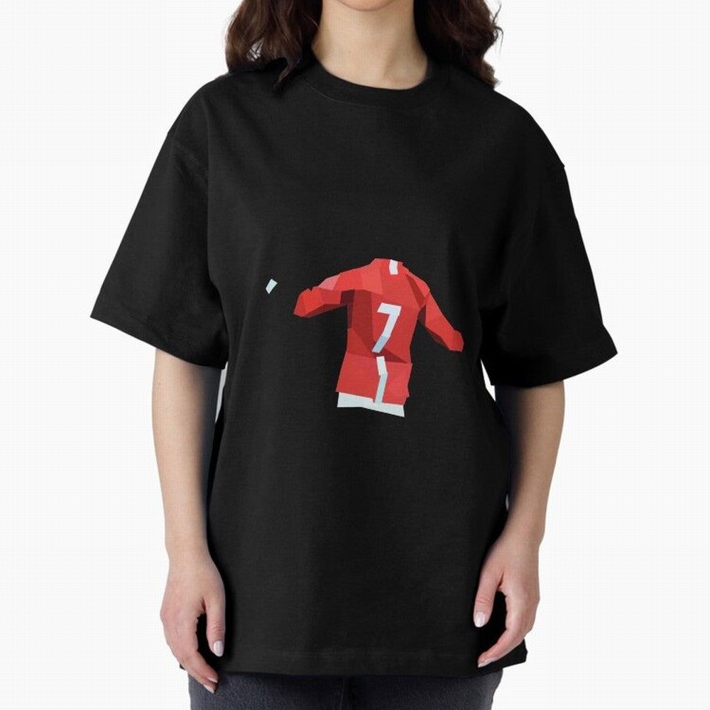 Viva Ronaldo Oversized T-Shirt Fuel Your Fan Pride for FIFA World Cup 2026 Group Stage for Fans of Messi, Neymar and Mbappe and Portugal, Spain and Germany, Bringing Soccer Culture, Superstar Moments, National Team Dreams and Competitive Fire;