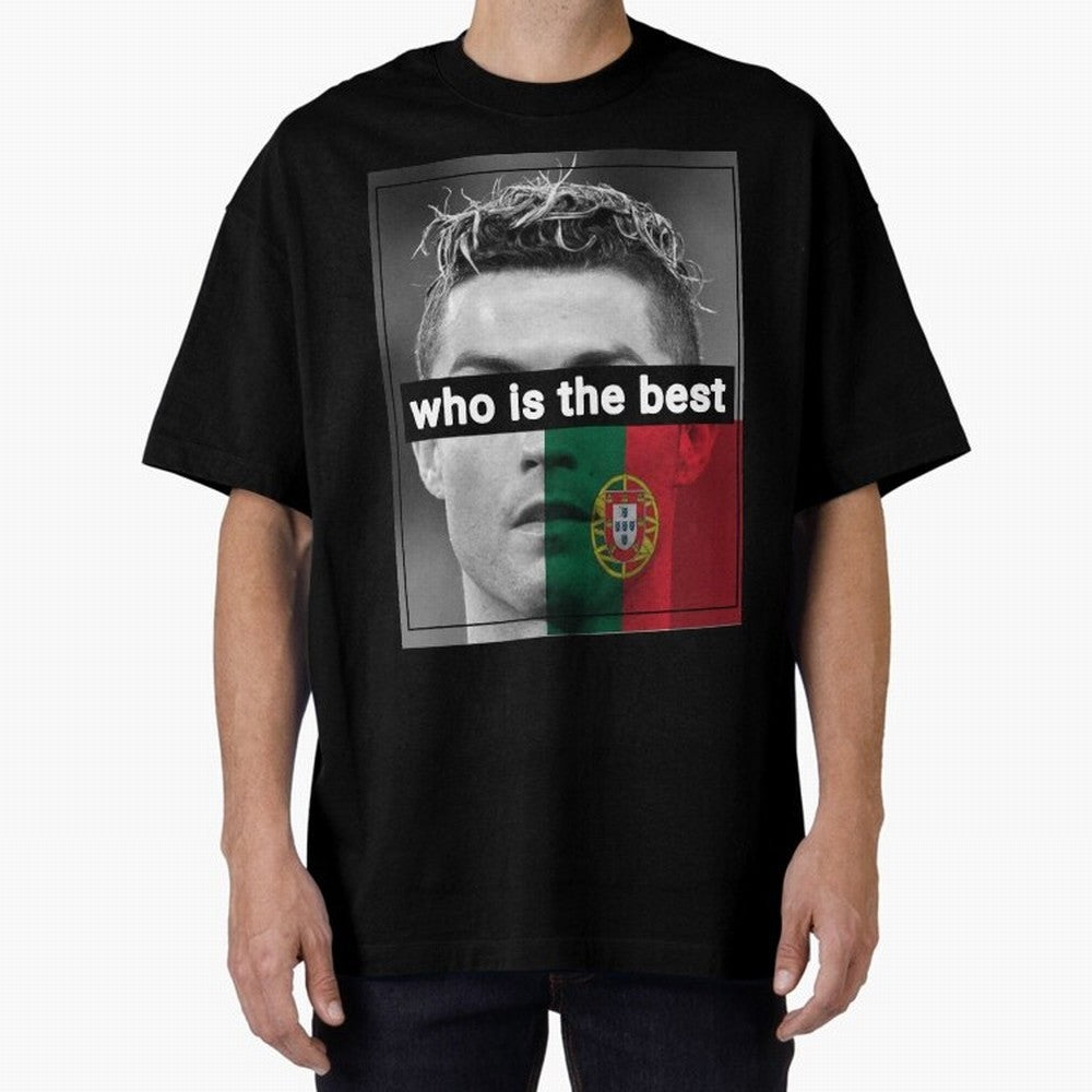 ronaldo Oversized T-Shirt Build Global Football Passion for FIFA World Cup 2026 USA Canada Mexico, with Haaland and Mbappe, Argentina and Brazil, Game Day Rituals, Football Legends, Country Pride and the Road to the Final; Perfect for Fans,