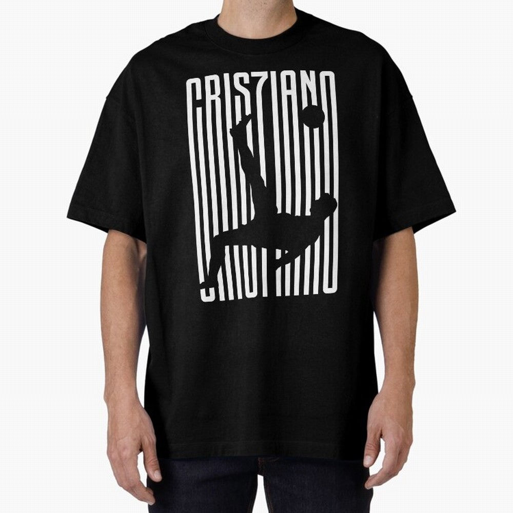 CR7 Juve White Oversized T-Shirt Bring FIFA World Cup 2026 Highlighting Cristiano Ronaldo, Haaland and CR7, Argentina Energy, Goal Celebration Energy, Supporter Heritage, Football Icons and Worldwide Tournament Joy; Perfect for Fans, Collectors,