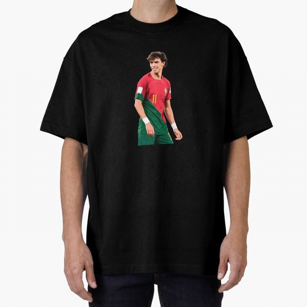 Joao Felix Oversized T-Shirt Relive Legendary Nights from FIFA World Cup 2026 USA Canada Mexico Connected to CR7 and Messi, Argentina Energy, Worldwide Fan Energy, Dramatic Goals, Stadium Lights and Championship Celebrations; Ideal for Football