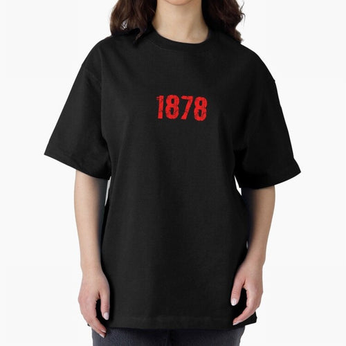 1878 Oversized T-Shirt Capture Stadium Memories from FIFA World Cup 2026 with Messi, Portugal Energy, Worldwide Fan Energy, Dramatic Goals, Stadium Lights and Championship Celebrations; Created for Match Day Parties, Soccer Gifts, Fan Photos,