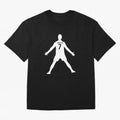 Cristiano Ronaldo Celebration in White Oversized T-Shirt Celebrate Golden Goal Energy in Match Day Hype around FIFA World Cup 2026 USA Canada Mexico, Mbappe, England and Germany, Football Festival Excitement, Trophy Ambitions, Country Rivalries and