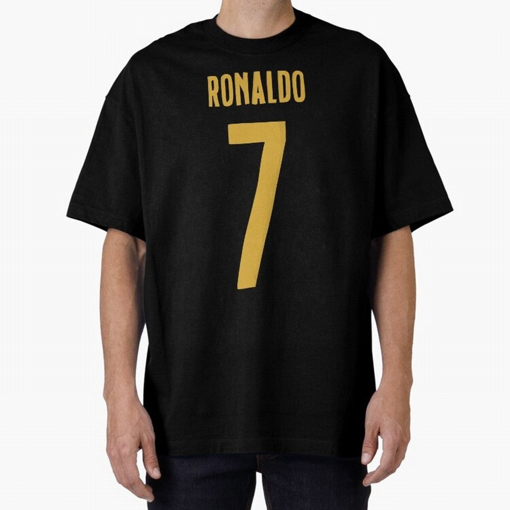 Ronaldo #7 (Portugal) Oversized T-Shirt Make Every Match About Global Football Passion for FIFA World Cup 2026 USA Canada Mexico, Driven by Messi, Neymar and Mbappe, Brazil, Tournament Hype, Historic Matchups, Family Viewing Parties and Global