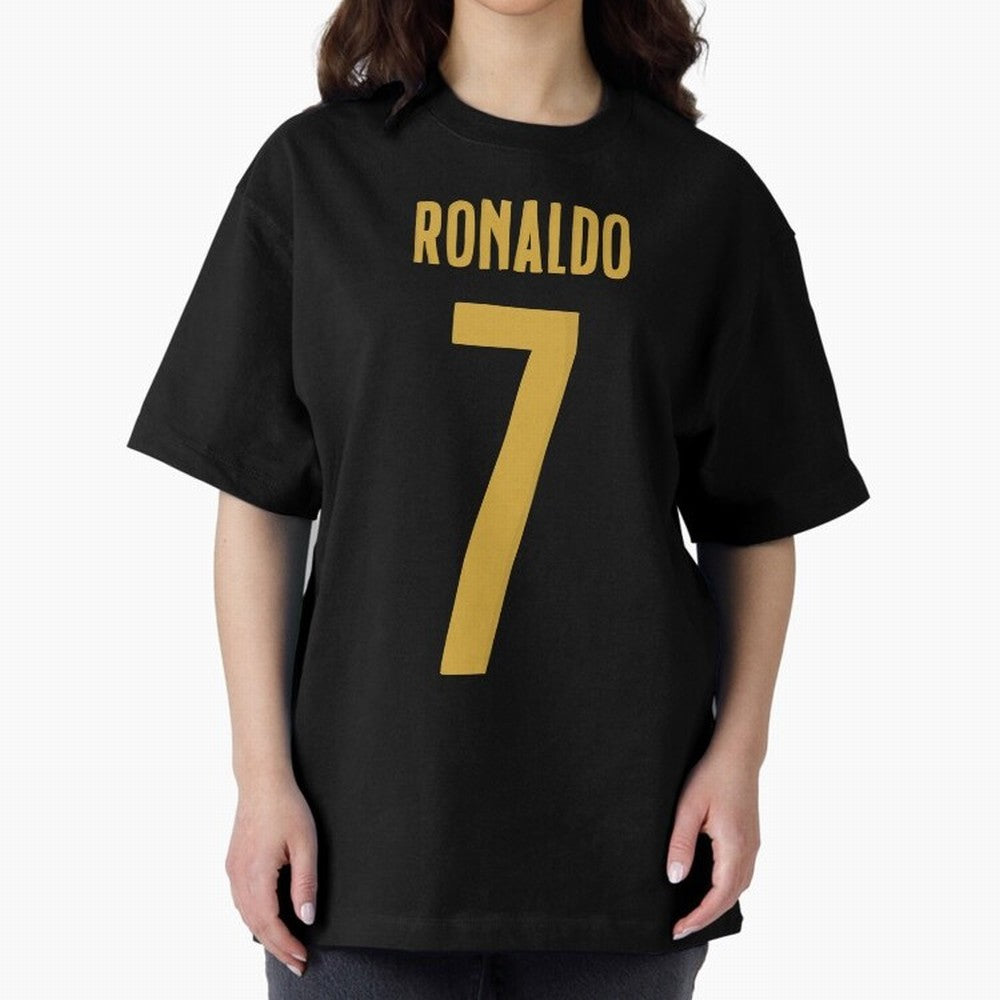 Ronaldo #7 (Portugal) Oversized T-Shirt Make Every Match About Global Football Passion for FIFA World Cup 2026 USA Canada Mexico, Driven by Messi, Neymar and Mbappe, Brazil, Tournament Hype, Historic Matchups, Family Viewing Parties and Global