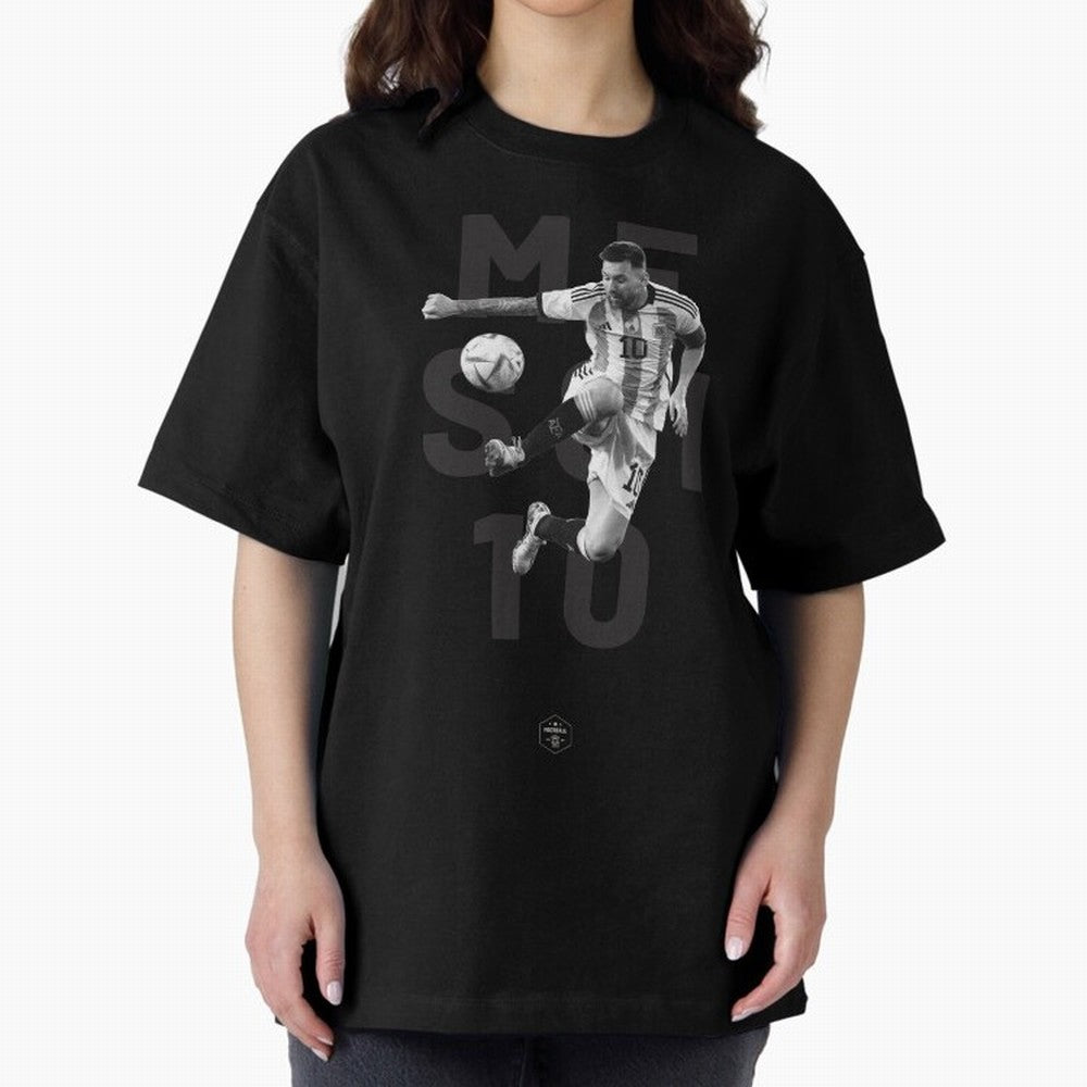 Lionel Messi Oversized T-Shirt Enjoy FIFA World Cup 2026 Group Stage Spirit, Celebrating France, Cristiano Ronaldo, Haaland and CR7, Soccer Culture, Superstar Moments, National Team Dreams and Competitive Fire; Perfect for Fans, Collectors, Family