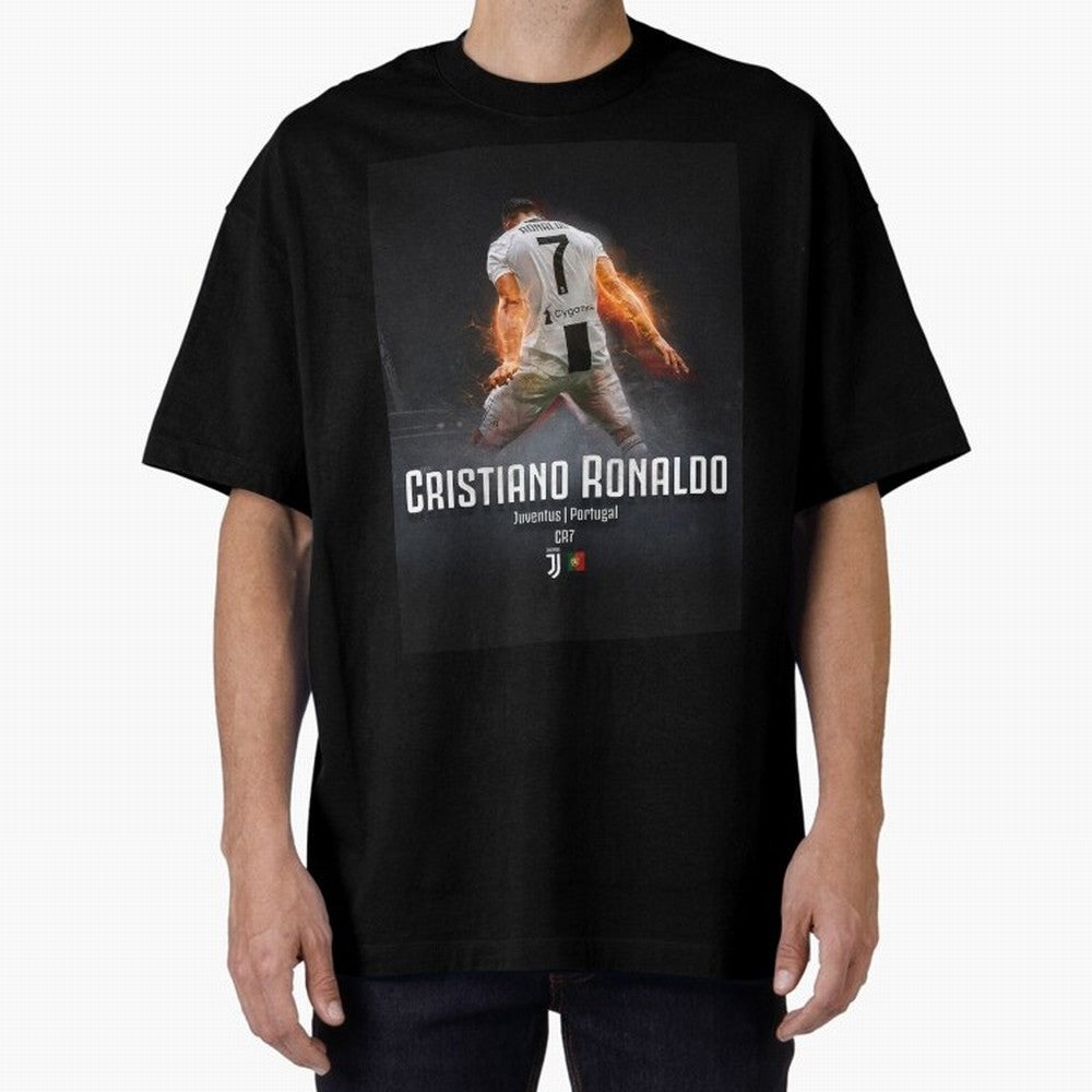 CR7 ¡ï Oversized T-Shirt Turn Every Weekend Toward FIFA World Cup 2026 for Fans of Messi, Neymar and Mbappe and Argentina, France and Brazil, Bringing Goal Celebration Energy, Supporter Heritage, Football Icons and Worldwide Tournament Joy; Great