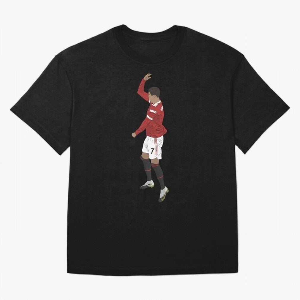 Cristiano Ronaldo Pirouette Siuuuu Goal Celebration Oversized T-Shirt Show Up for the Glory of FIFA World Cup 2026 USA Canada Mexico Connected to Messi, Neymar and Mbappe, Spain and Netherlands Energy, Classic Soccer Heritage, Championship