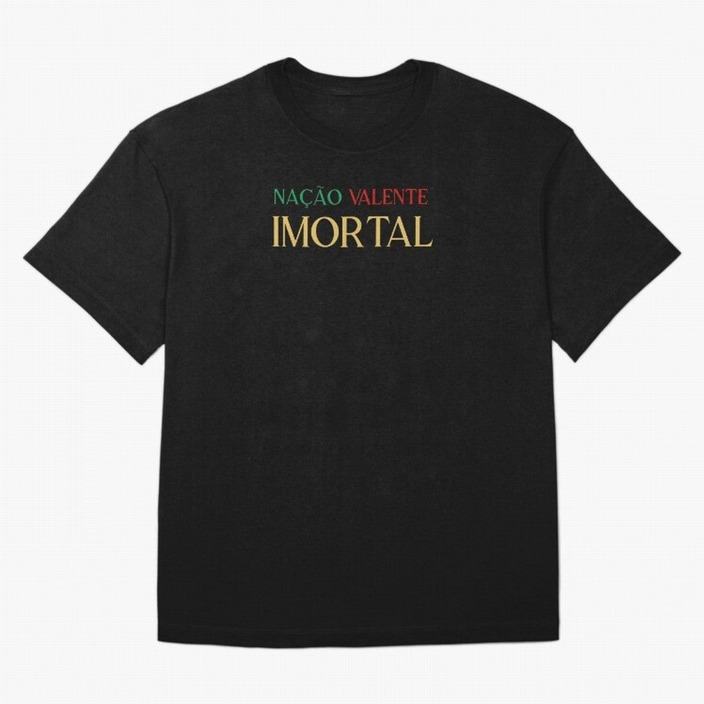 Na??o Valente Imortal Portugal Tuga Oversized T-Shirt Capture Stadium Memories from FIFA World Cup 2026 Inspired by CR7 and Messi, Argentina and Brazil Energy, Championship Spirit, Famous Goals, Roaring Crowds and International Football Unity;