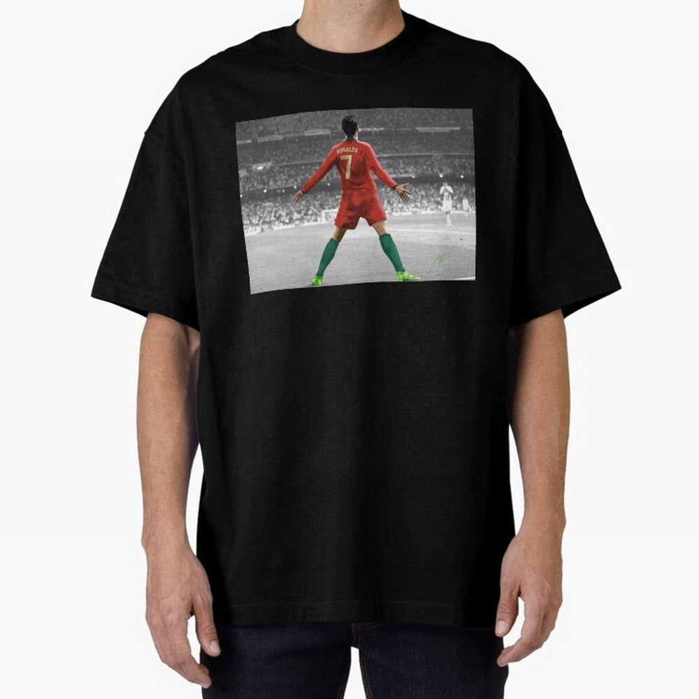 Portugal's Cristiano Ronaldo Oversized T-Shirt Keep the Match Day Mood of the FIFA World Cup 2026 Group Stage Journey through Messi, Neymar and Mbappe Highlights, England Pride, Classic Soccer Heritage, Championship Pressure, Fan Loyalty and