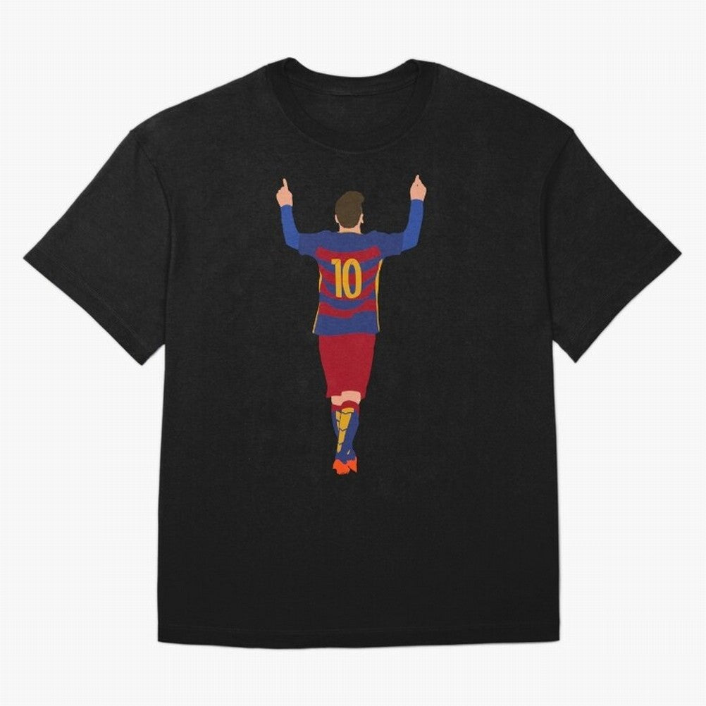 Lionel Messi - Fc Barcelona #s14 Oversized T-Shirt Build the FIFA World Cup 2026 Journey through Messi and Cristiano Ronaldo Highlights, England Pride, Football Passion, Legendary Performances, Festival Vibes and Supporter Community; Great for