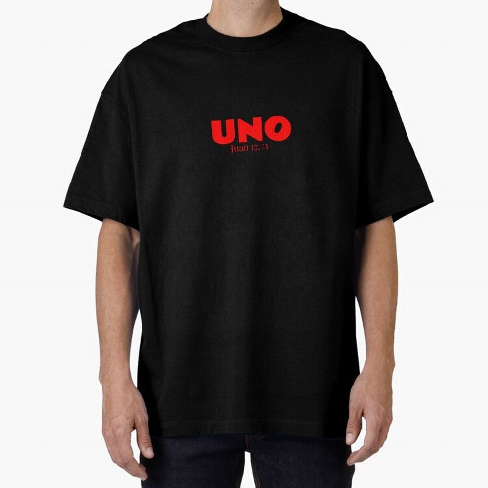 UNO ¨C Cita b¨ªblica cristiana Oversized T-Shirt Feel the Trophy Chase of Match Day Hype around FIFA World Cup 2026 USA Canada Mexico, Messi, Neymar and Mbappe, Argentina, France and Brazil, Football Passion, Legendary Performances, Festival Vibes