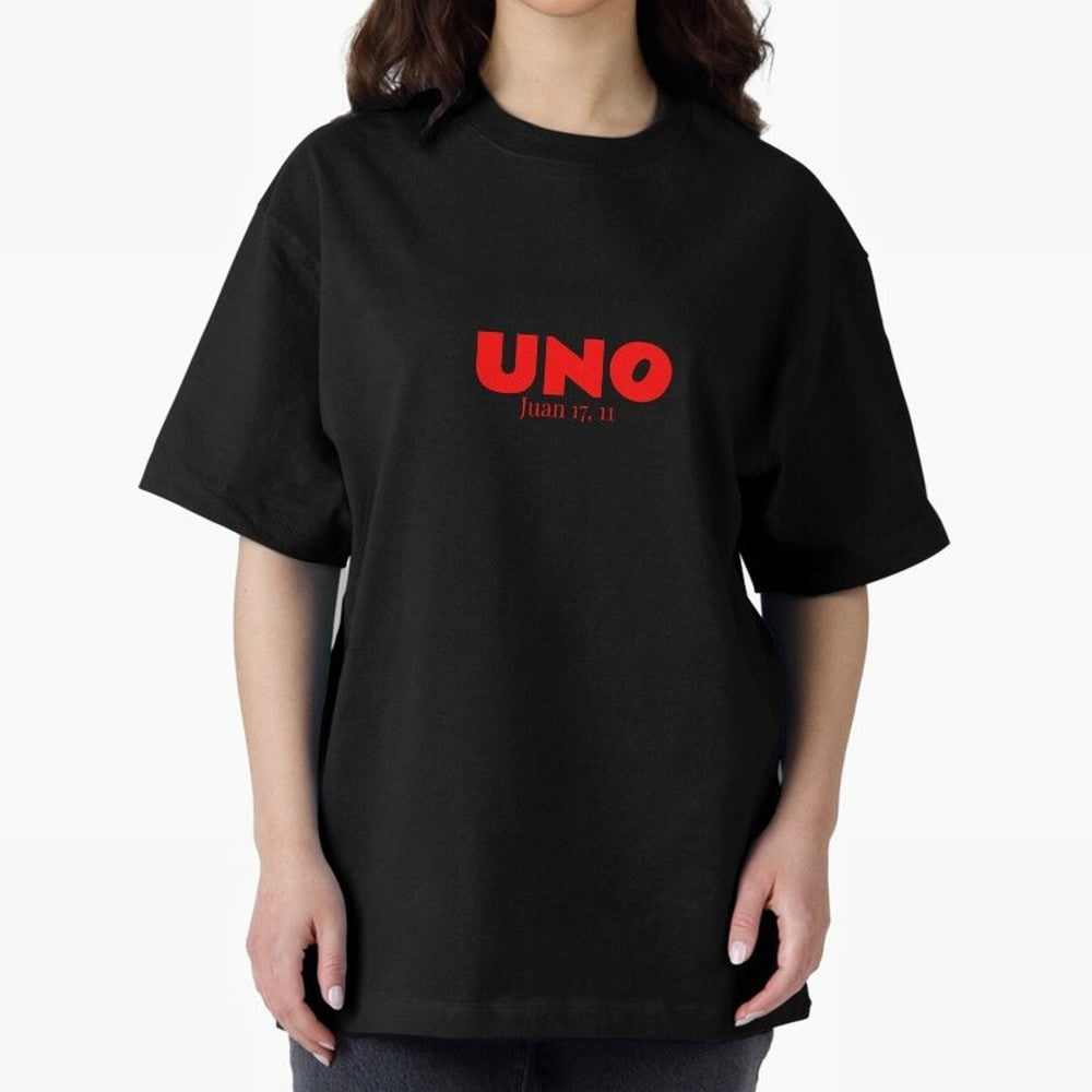 UNO ¨C Cita b¨ªblica cristiana Oversized T-Shirt Feel the Trophy Chase of Match Day Hype around FIFA World Cup 2026 USA Canada Mexico, Messi, Neymar and Mbappe, Argentina, France and Brazil, Football Passion, Legendary Performances, Festival Vibes