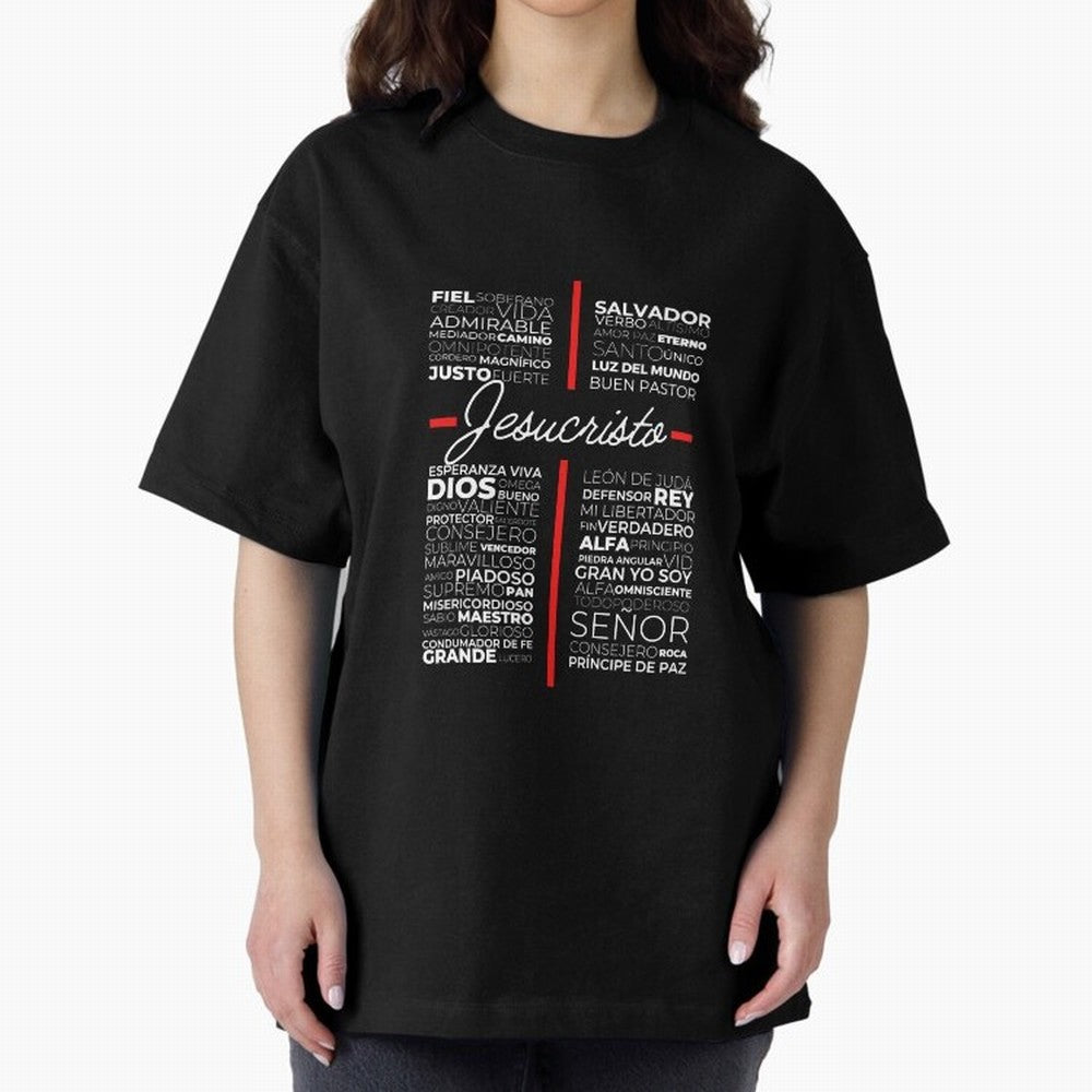 Jesus Christian Cristiano Espanol Oversized T-Shirt Bring World Football Passion into the FIFA World Cup 2026 USA Canada Mexico Journey through Mbappe and Neymar Highlights, England Pride, Champion Mindset, Group Stage Buzz, Knockout Tension and