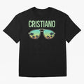 Cool Glasses Cristiano Oversized T-Shirt Make Your Look Match FIFA World Cup 2026 Group Stage Inspired by Mbappe and Neymar, Argentina and Brazil Energy, Soccer Culture, Superstar Moments, National Team Dreams and Competitive Fire; Made for Die