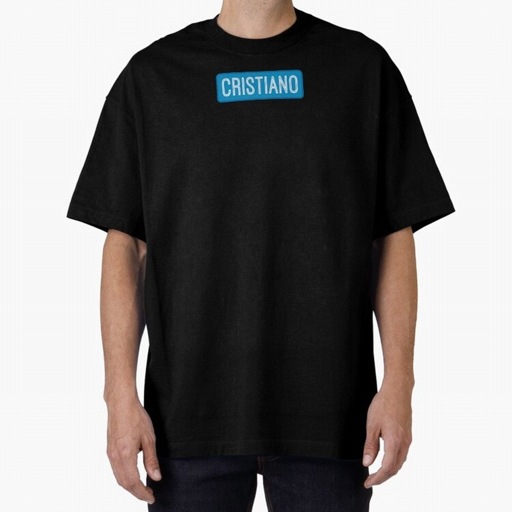 Cristiano Name Oversized T-Shirt Show Championship Spirit for the FIFA World Cup 2026 USA Canada Mexico Journey through Mbappe and Neymar Highlights, France Pride, Game Day Rituals, Football Legends, Country Pride and the Road to the Final; Great