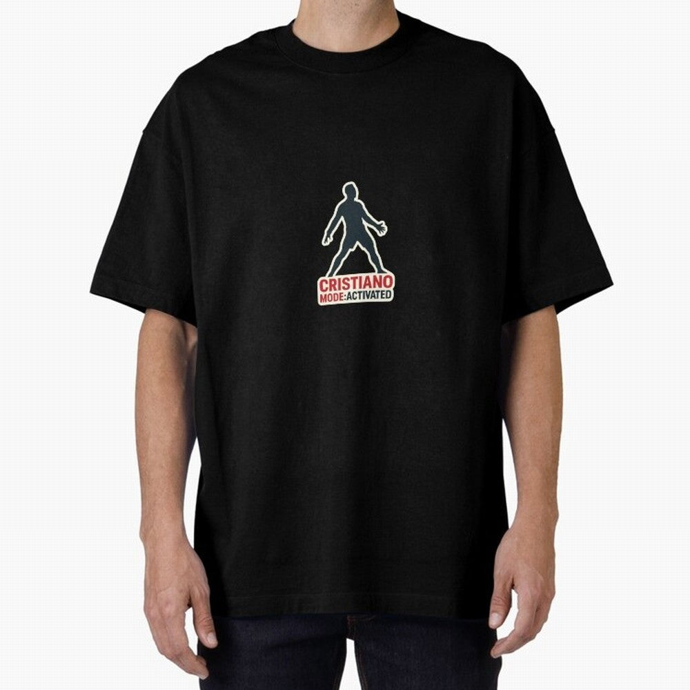 Cristiano Mode: Activated Oversized T-Shirt Capture Global Football Passion for FIFA World Cup 2026 USA Canada Mexico, Built around Messi and Cristiano Ronaldo, Portugal, Stadium Chants, National Pride, Trophy Dreams and Unforgettable Football