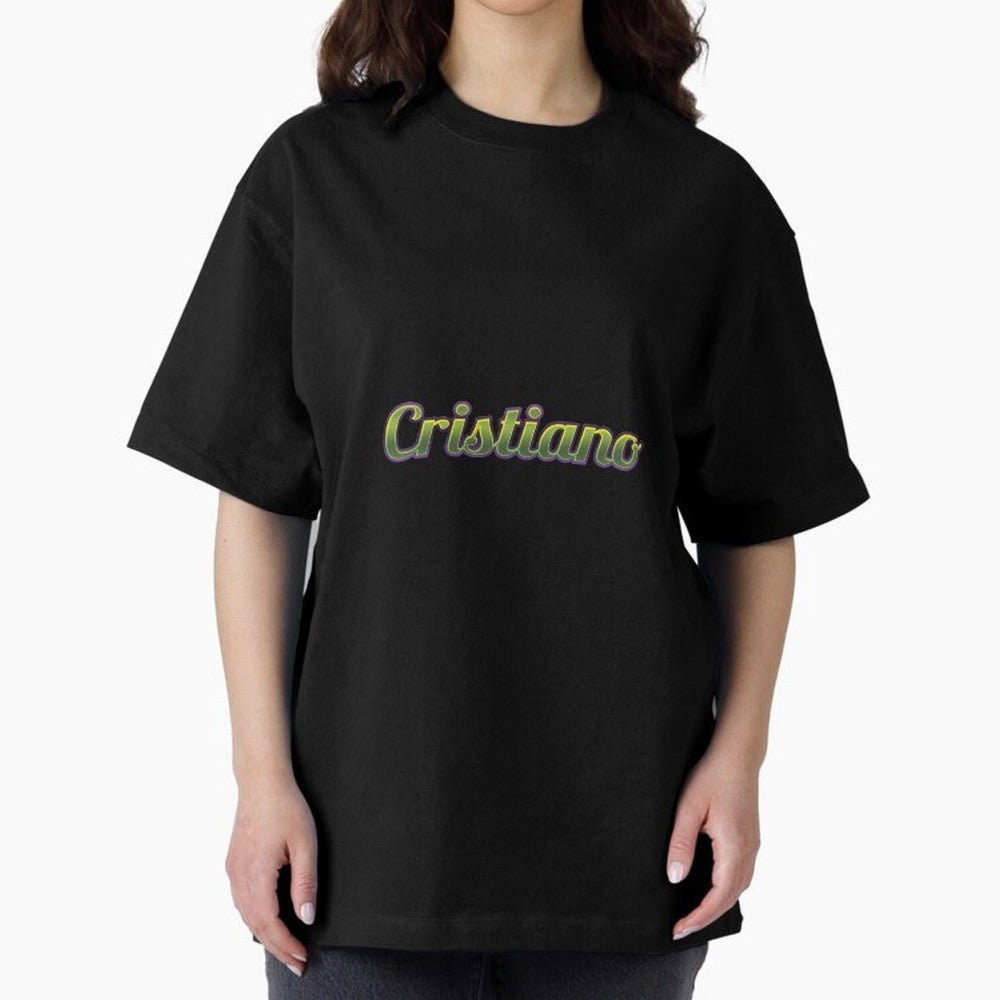 Cristiano Oversized T-Shirt Treasure FIFA World Cup 2026 Group Stage Featuring Messi, Neymar and Mbappe, Germany Energy, Match Day Excitement, Supporter Culture, Golden Goals and Global Football Passion; Ideal for Passionate Fans Who Love Underdog
