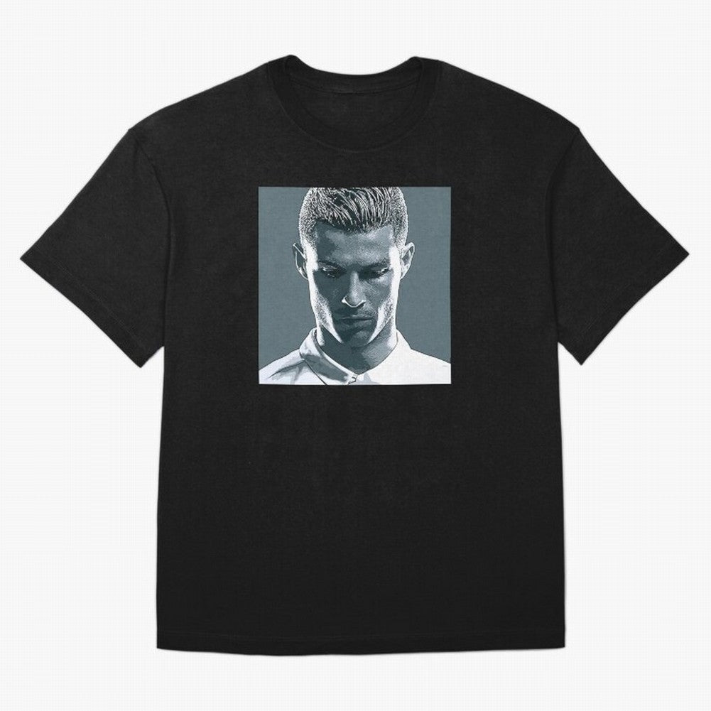 Ronaldo Portrait Oversized T-Shirt Unlock Global Football Passion for FIFA World Cup 2026 USA Canada Mexico, Capturing Neymar, Argentina, Classic Soccer Heritage, Championship Pressure, Fan Loyalty and International Pride; Built for Supporters