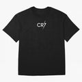 CR7 Oversized T-Shirt Follow the Final Road of Global Football Passion for FIFA World Cup 2026 USA Canada Mexico, Driven by Cristiano Ronaldo, Haaland and CR7, Brazil, Vintage Soccer Flavor, Modern Football Stars, National Flags and Final Night