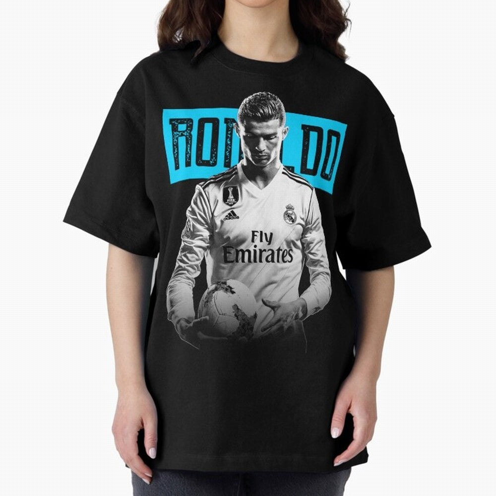 Cristiano Ronaldo The Best Oversized T-Shirt Share the Excitement of Global Football Passion for FIFA World Cup 2026 Group Stage, Built around Messi and Cristiano Ronaldo, France and Portugal, Vintage Soccer Flavor, Modern Football Stars, National