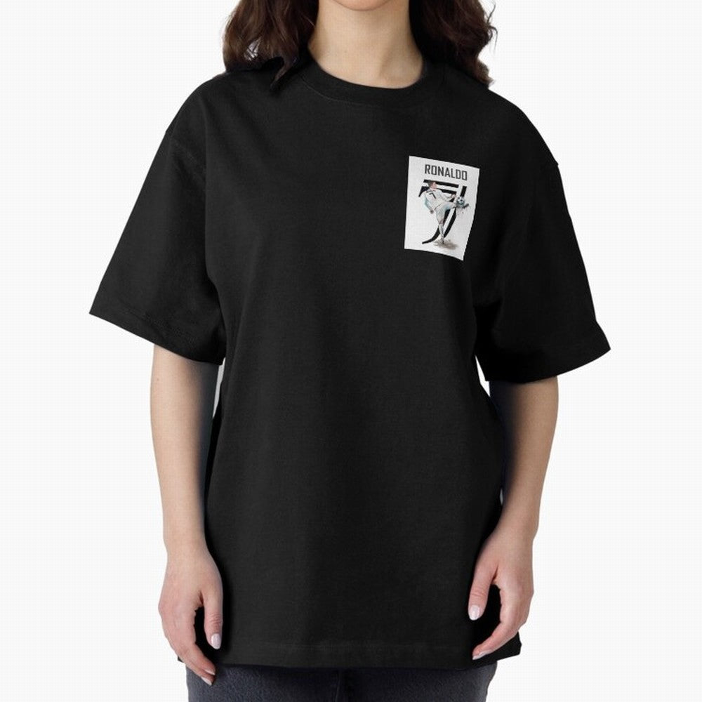 RONALDO CRISTIANO 7 Oversized T-Shirt Fuel Your Fan Pride for FIFA World Cup 2026 USA Canada Mexico Celebrating Mbappe and Neymar, Brazil, Portugal and Argentina Energy, Championship Spirit, Famous Goals, Roaring Crowds and International Football