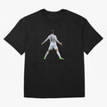 Ronaldo Real Madrid SUI Celebration Oversized T-Shirt Live for the Drama of FIFA World Cup 2026 Group Stage Spirit, Made for Argentina, France and Brazil, Cristiano Ronaldo, Haaland and CR7, Goal Celebration Energy, Supporter Heritage, Football